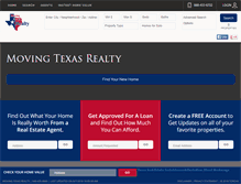 Tablet Screenshot of movingtexasrealty.com